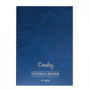 CROXLEY Accounting Book A4 JD166Dl Double Ledger